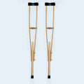 YAYOIDO　YS32SP木製松葉杖（伸縮式） [07-02419]